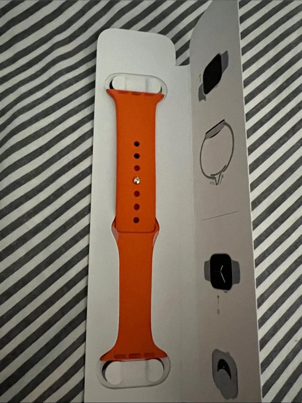 Hermés Apple Watch Band Orange Authentic 42mm